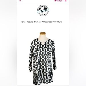 Kikisol zanzibar tunic.‎ NWT. Retail 33